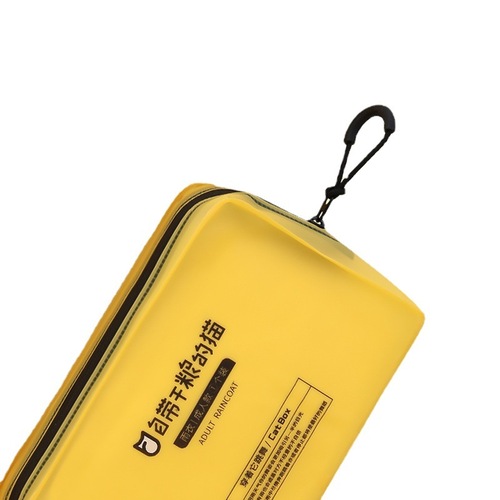 Adult One-piece Transparent Portable Raincoat Outdoor Full-body Electric Bicycle Riding EVA Non-disposable Raincoat