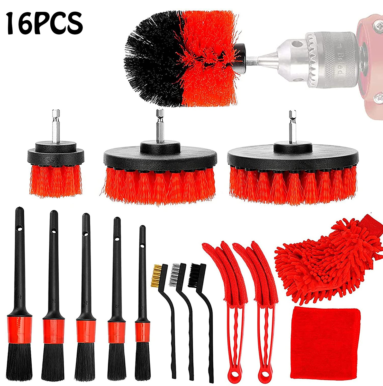 청소솔 16 종 세트