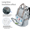Diaper, universal bag, capacious waterproof children's folding backpack for traveling