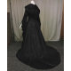 Cross Border 2022 Simple Women cos Clothing Medieval Retro Style Wedding Dress 4 Color Hooded Tunic Dress cospla