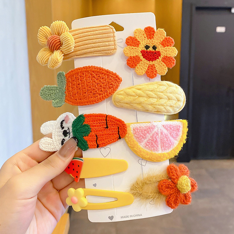 Peel de peluche para niños BB clip clip de peluche clip lateral para niñas lindas niñas toque de pelo para bebés