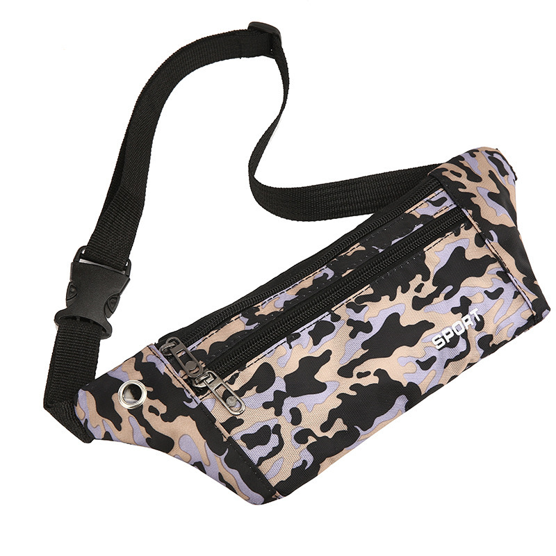 Deportes al aire libre multifunción anti-salpicaduras de agua cajero negocio bandolera bolsa de pecho para hombres y mujeres para trabajar resistente al desgaste de gran capacidad