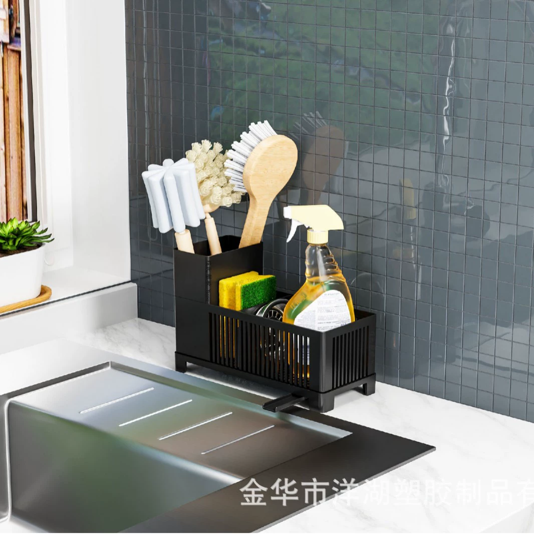 Новый кросс-бордер кухонная раковина посудомоечный Detergent storage rack кухонная посуда полотенце губка слива держатель столешница хранение