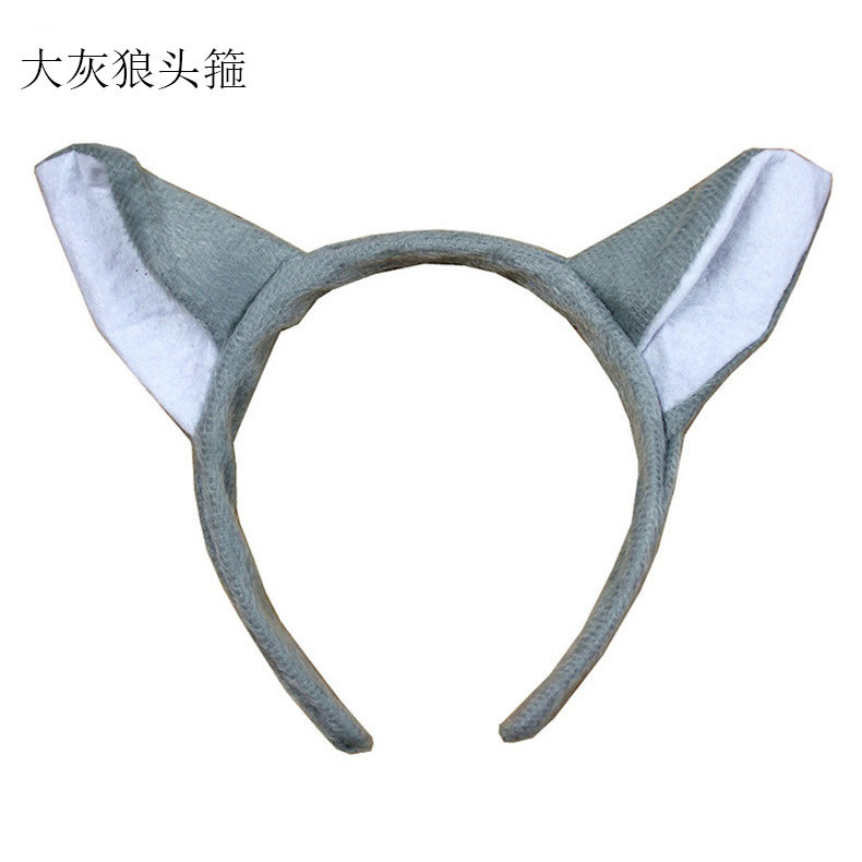 1 niños kindergarten animal rendimiento diadema Tigre cerdo gato pollo conejo ratón ovejas ganado mono tocado