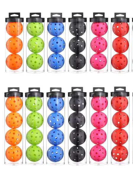 Pickleball 40-Hole Indoor and Outdoor Ball Pickleball Competition Training Ball Hole Ball Floor Ball Fluorescent Green