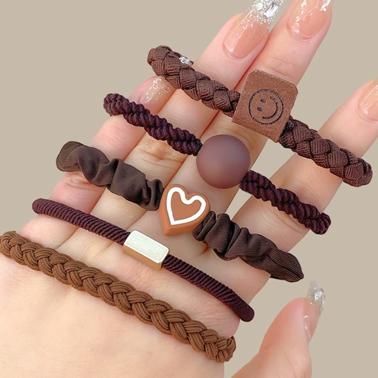 Повязка на голову с высокой эластичностью и прочной резинкой, женская повязка для волос, простая и элегантная, новый кожаный набор для волос 2025, ободок для волос, головной убор.