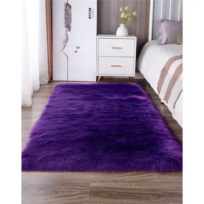 Car Carpet: Color for Bedroom, Bedside Rug - purple-customized