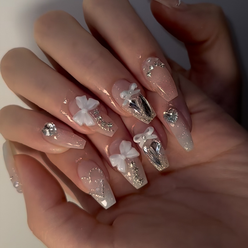 BY1564 cuello blanco en polvo de plata