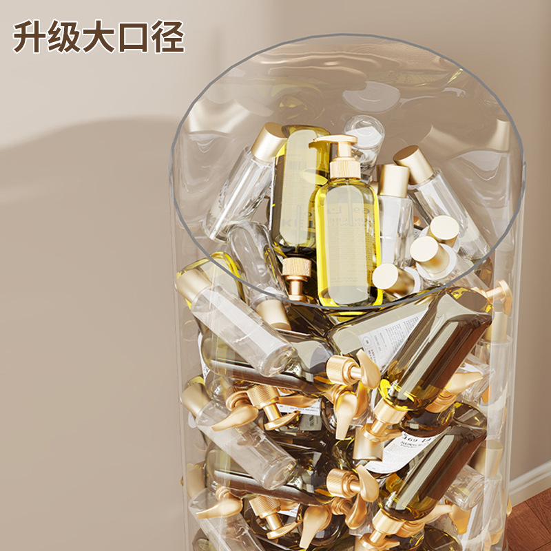 空瓶收纳箱子亚克力收纳桶护肤品化妆品瓶瓶罐罐大容量超大储物桶|undefined