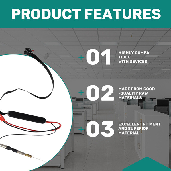 1 Módulo de cámara wifi ABS negro HiScope HD 1080p red de cámara USB grande