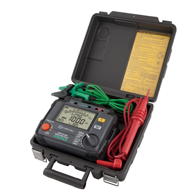 克列茨（KYORITSU）2500V升级款高压绝缘电阻测试仪 KEW 3025A KI