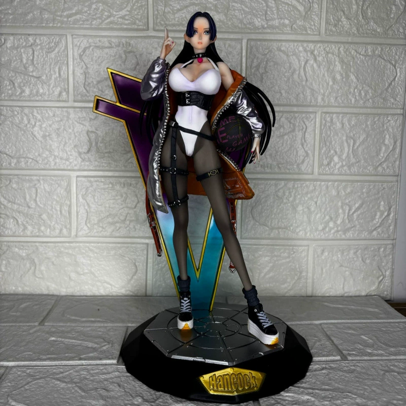 One Piece GK Fashion Brand Series Basketball Snake Queen Hancock Model Figure Like Ornament