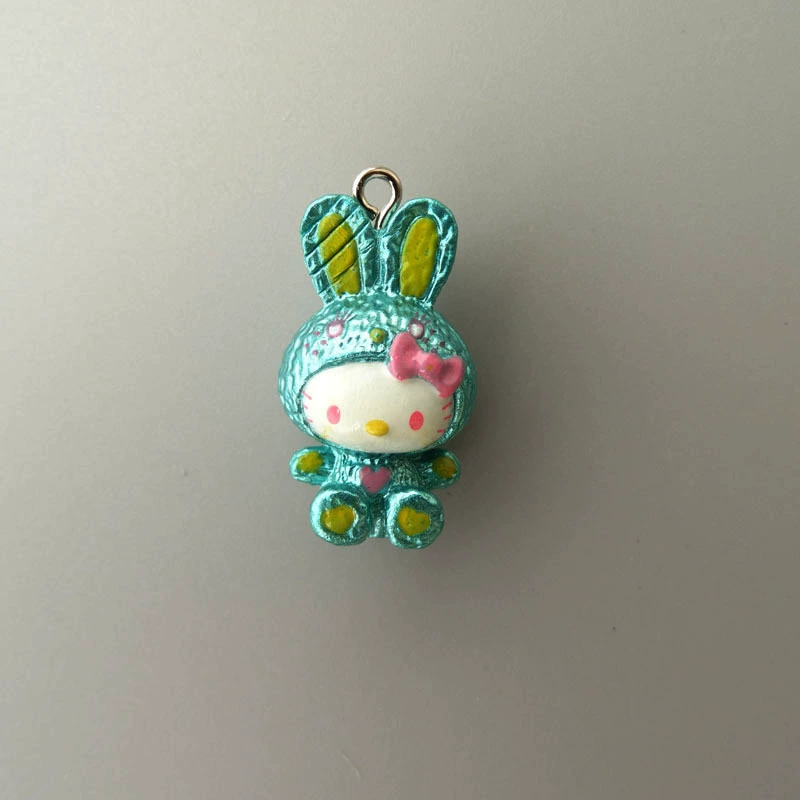 Hello Kitty, маленькая мини-фигура, подвеска, handmade