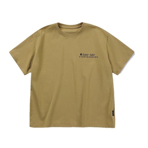 Boys' summer printed T-shirts, medium and large children's thin casual short-sleeved handsome Japanese baby T-shirts new children's clothing