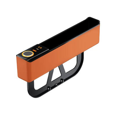 Car storage bag/box: Gap Storage Box, Multi-Functional - orange-usbtypecdigital-display-single-charging-model-26516645mm