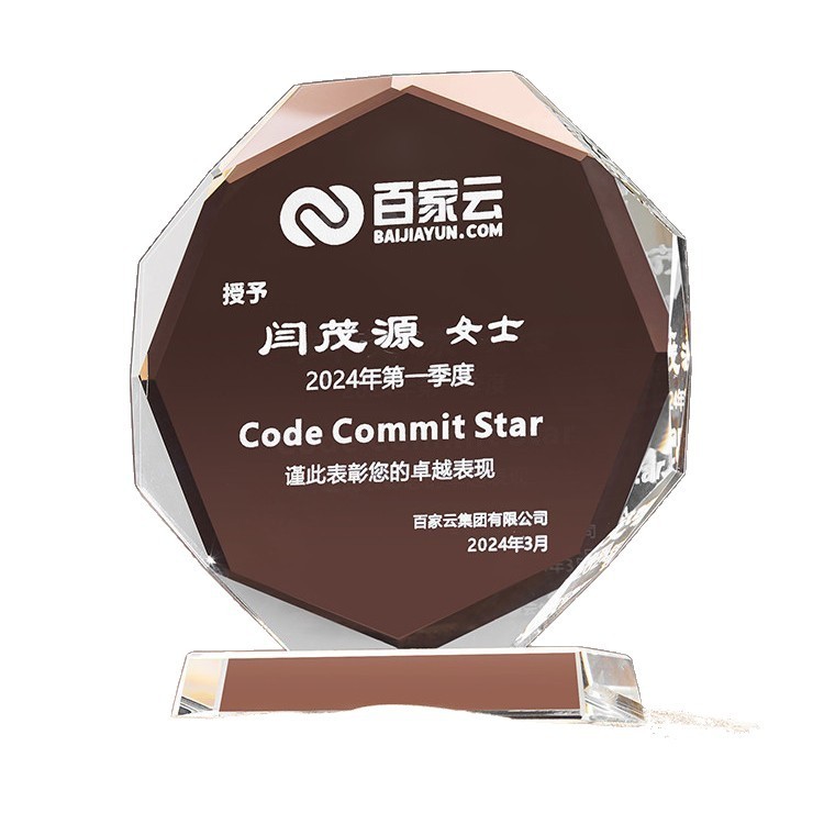 無垢材クリスタルトロフィーカスタマイズされたクリエイティブポートレートメダル優秀従業員退職年次総会名誉優勝者と準優勝者賞|undefined