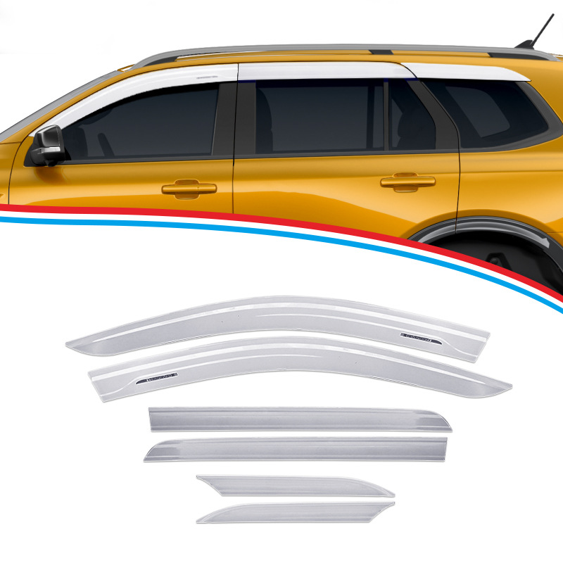 TXR es adecuado para Ford, ventana de protección de lluvia, cejas de lluvia, Ford Everest Window Deflectors image 3