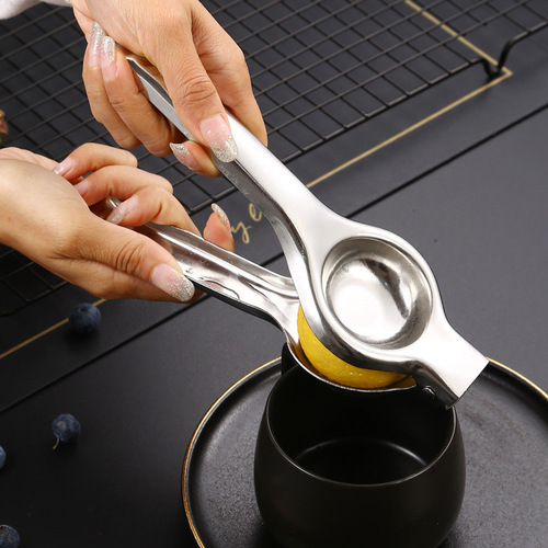 Cross-border stainless steel lemon squeezer juice orange juice fruit press at home manual juice press with logo imprint