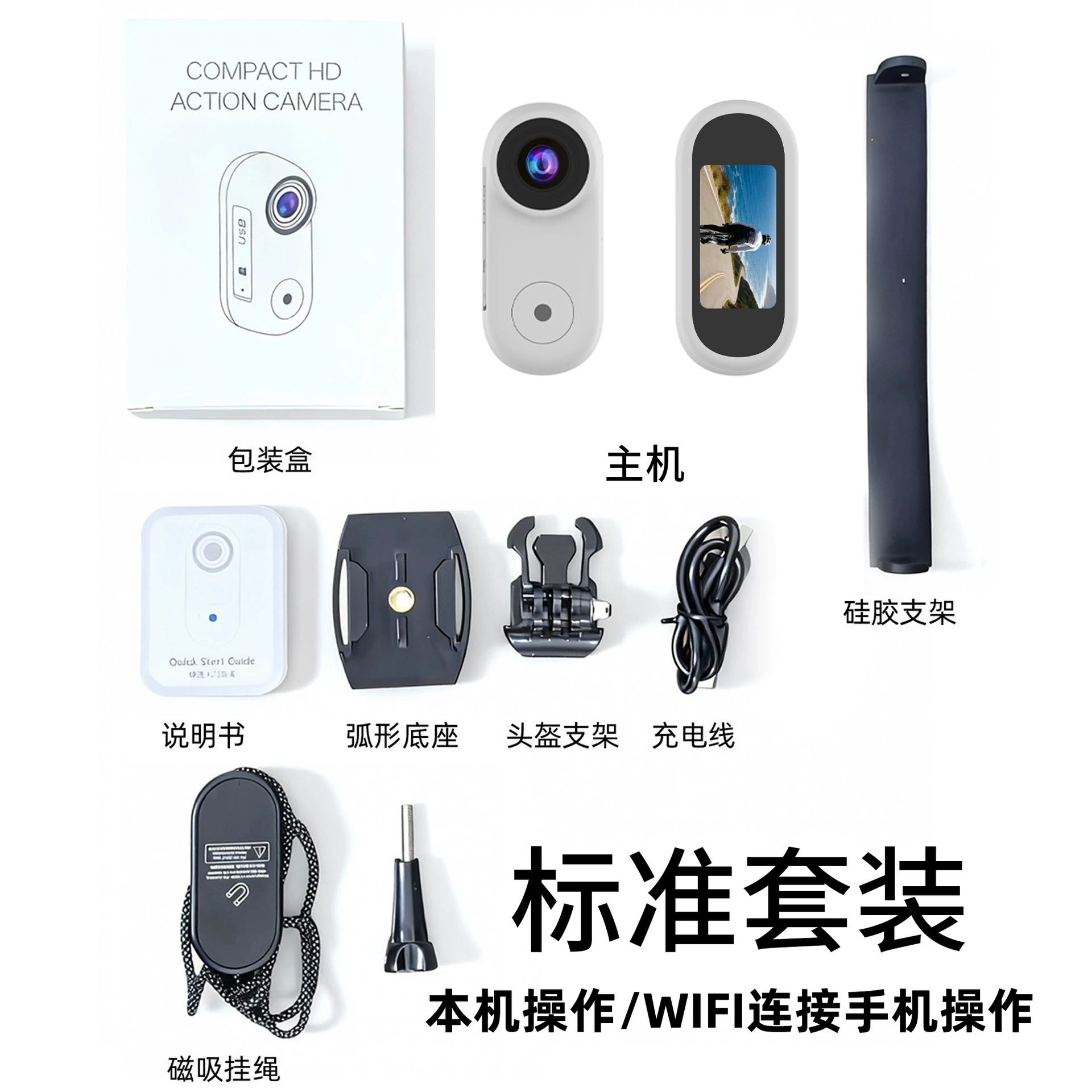Travel camera, small videocamera, choker, recorder