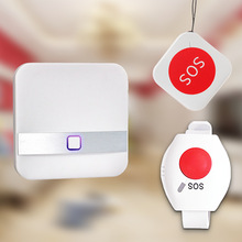 806家用无线智能交流远距离遥控手戴式挂绳式老人呼叫器套装