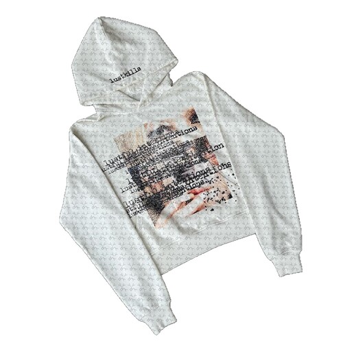 European and American Ins Personality Dark Print Sweatshirt Long Sleeve Hoodie Retro Jacket Street Trend Y2K