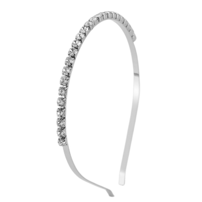 Estilo coreano amplia horquilla de diamantes de imitación diadema diamante incrustado antideslizante banda diamante adulto horquilla tocado accesorios para el cabello al por mayor