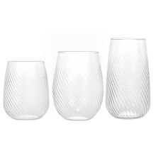 【厂货直通】简约斜纹啤酒杯高硼硅玻璃杯蛋杯饮料果汁杯印logo