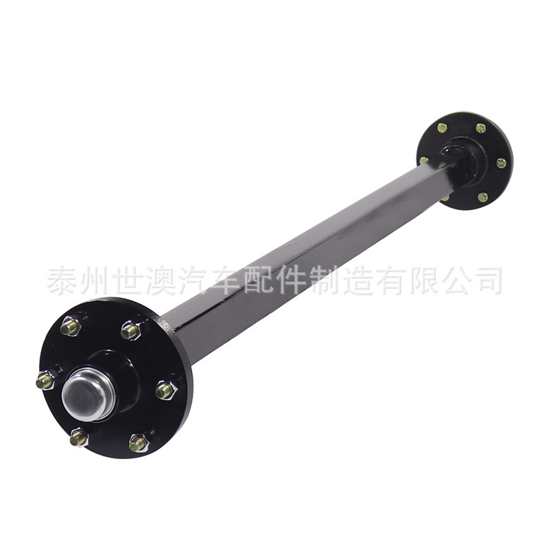Rear Axle Assembly, Straight Axle, Solid Axle, Hollow Axle, Round Axle, Square Axle