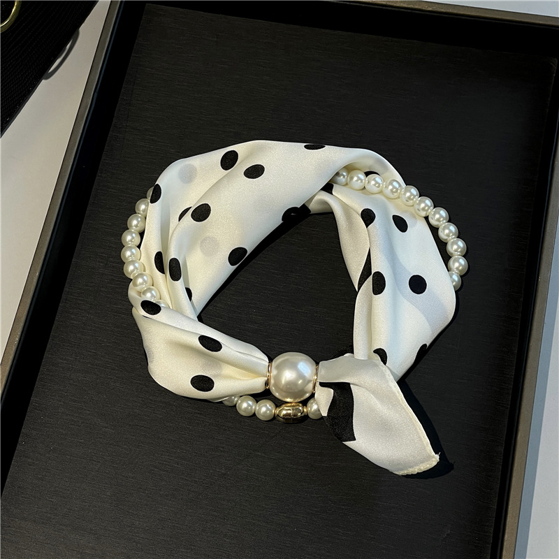 Волнистые точки + жемчуг