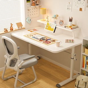 Children's Study Table Can Be Lifted and Adjusted for Primary School Students' Home Simple Desks Children's Homework Writing Desks and Chairs Set
