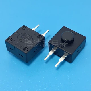 博达鑫1602AD-H9.1手电筒开关2脚插脚单边侧插按键按钮电源开关