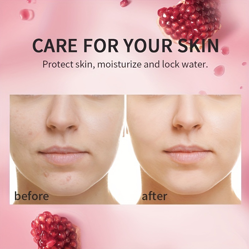 USHAS Hot Selling Pomegranate Hard Tube Cleanser Espuma suave, desengordurante e limpeza facial profunda_voghion.com