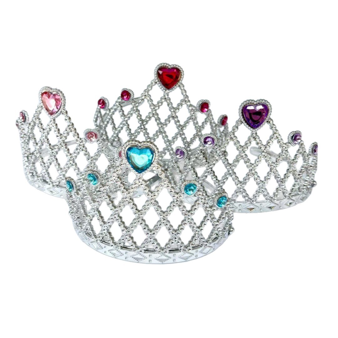 Accesorios para el cabello de princesa, sombreros de corona, accesorios de diadema de princesita para niños, disfraces de cumpleaños, pequeñas joyas al por mayor, fábrica de Yiwu