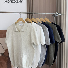 ��ʽ������Ǯ��Ÿ�촺����ʿ��ɫ����͸����֯�������polo��T��