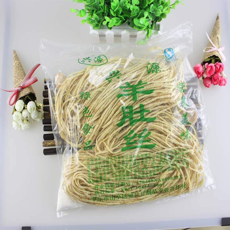 山东蛋白肉豆丝 素食火锅麻辣烫凉拌菜 豆制品干货批发素羊肚丝