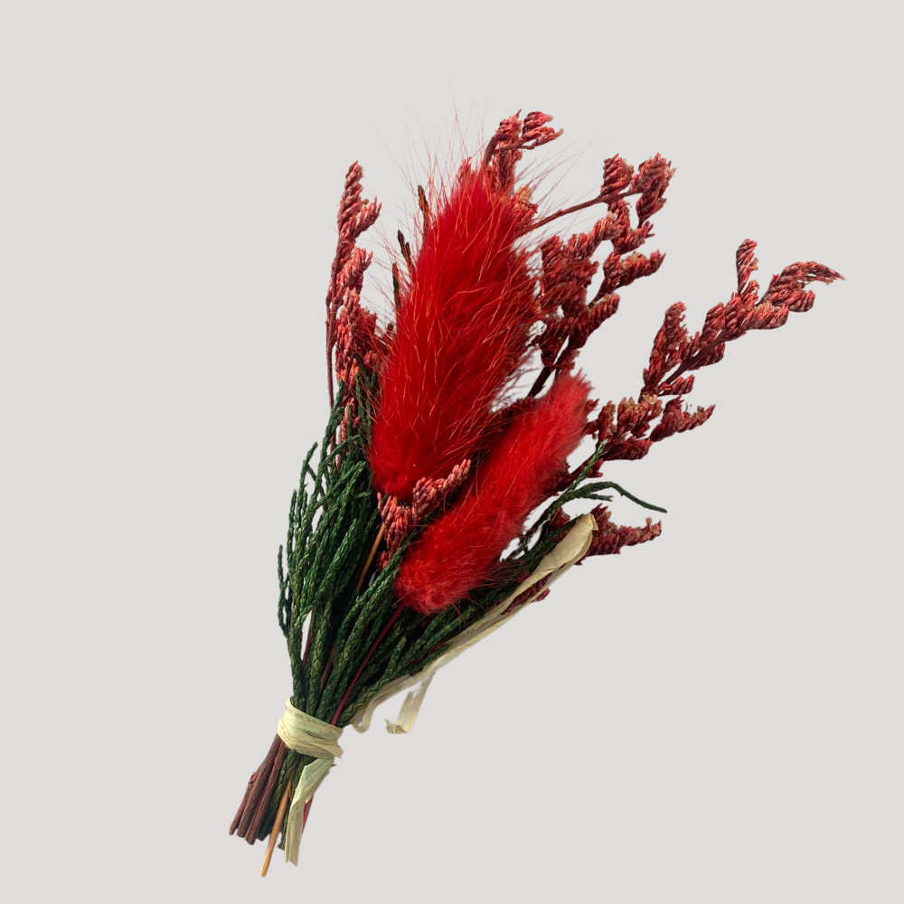 Mori Eternal Flower Mini Real Flower Dry Flower Ramo pequeño Accesorios Decoración hecha a mano Adornos de escritorio