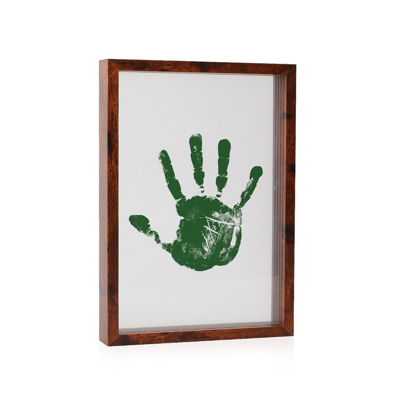 Cross-Border Amazon Modern Simple Four-Slot Photo Frame Family Home Baby Hand and Foot Print Set DIY Commemorative Gift