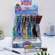 刺激创意98K吃鸡狙击中性笔 学生黑色绝地求生武器兵器 发光射灯