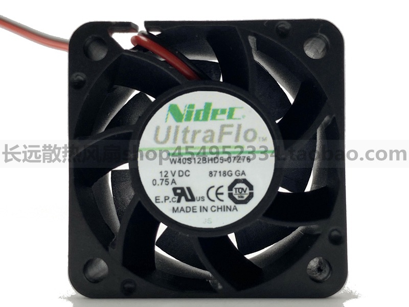 全新Nidec W40S12BHD5-07Z76 12V 0.75A暴力风扇3203A01K 95NGG2A
