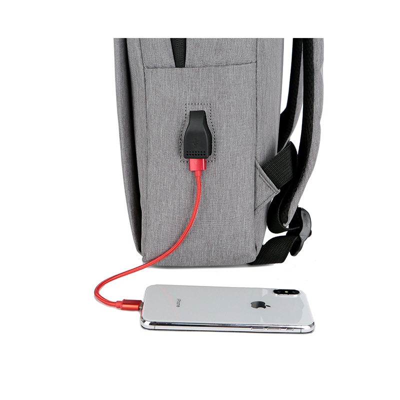Backpack men's Large capacity business travel fashion trend backpack University student 15.6-inch 14 computer bag_voghion.com