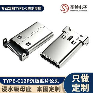 TYPE-C����12P���^ȫ�NSMT 180���p��� 3.1USB���^�B�����|��