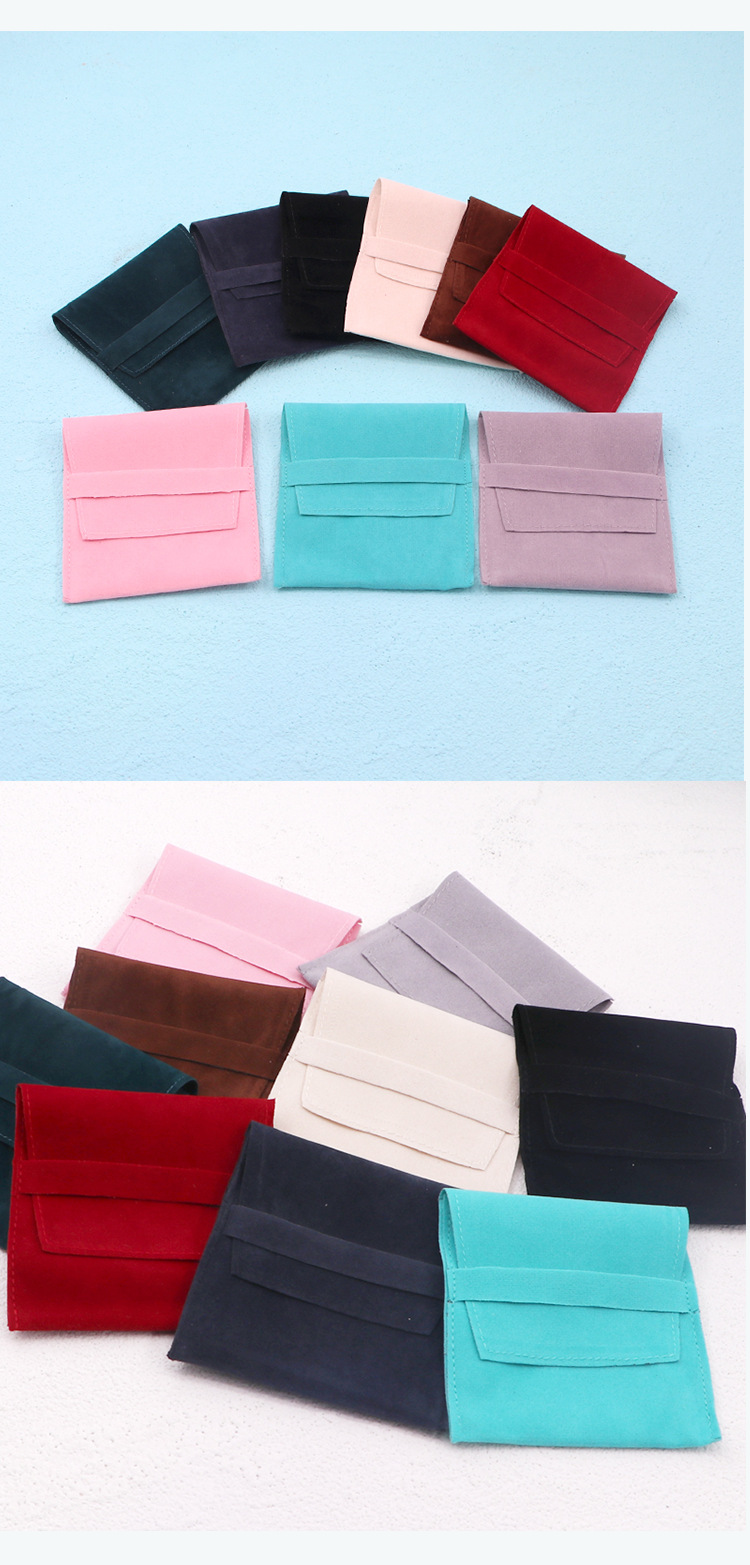 1 Piece Simple Style Solid Color Cloth Jewelry Packaging Bags