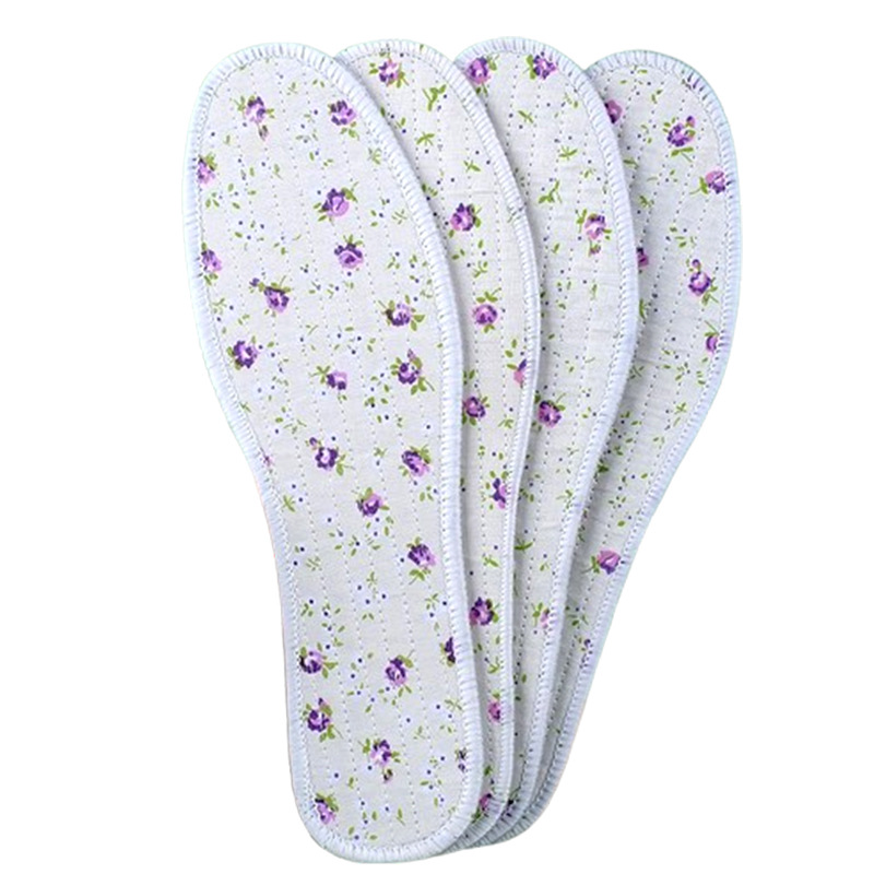 Plantillas para hombres absorben sudor y antiolor, plantillas de verano delgadas para mujeres, bordes cómodos y transpirables, plantillas de algodón suave.