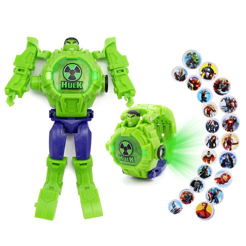 8526 Hulk Transformation Watch [21 Picture Projection]