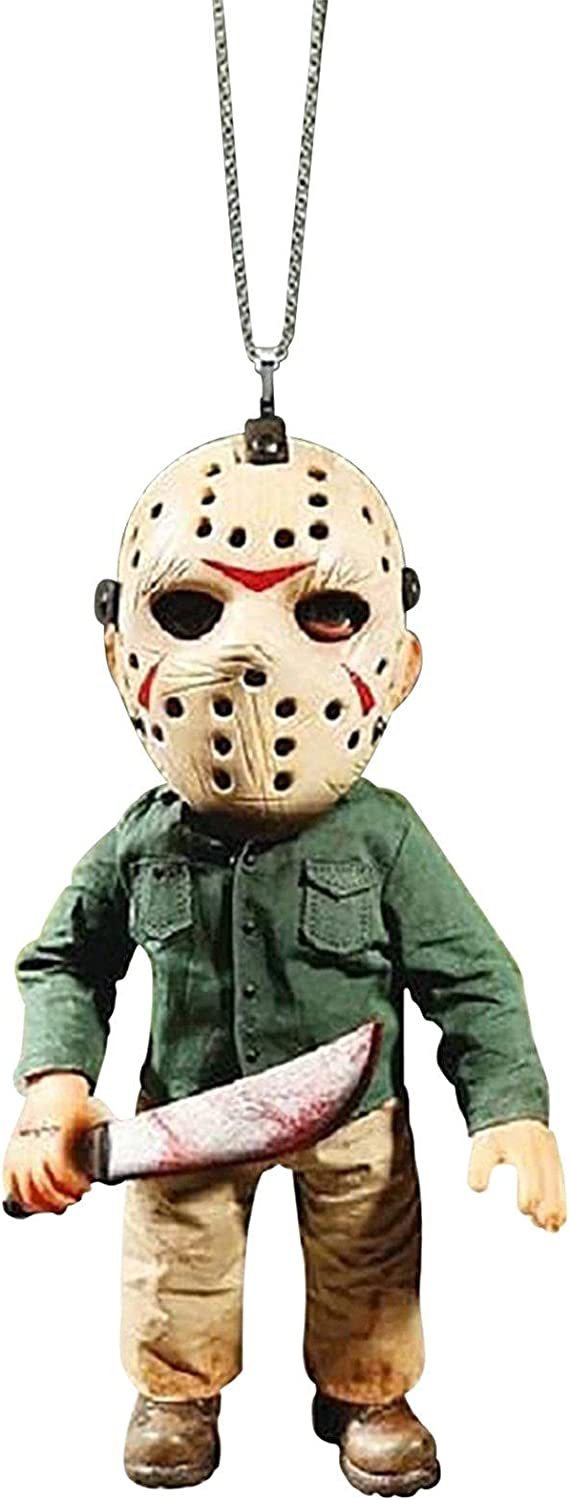 Nuevos productos transfronterizos Halloween horror personajes de automóviles colgantes de automóviles Halloween accesorios de interiores colgantes
