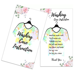 T��ϴ���o�����B�f����Washing Care Instruction���Ƙ˺�
