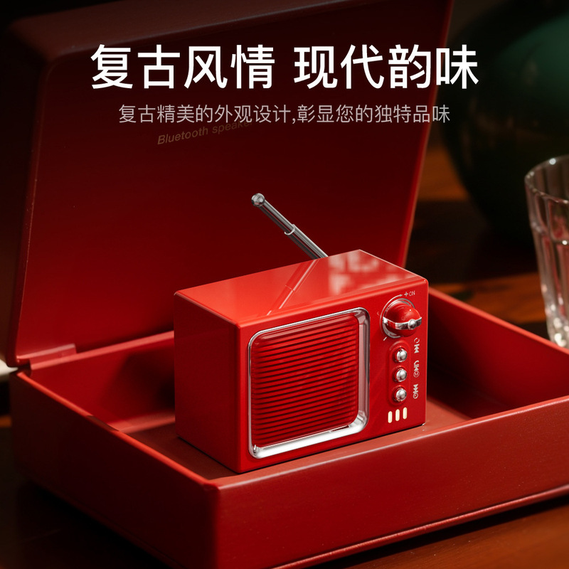 新しい小型テレビギフトギフトワイヤレス Bluetooth 小型スピーカー屋外便利なホワイトノイズ睡眠器具 P10 ラジオ|undefined