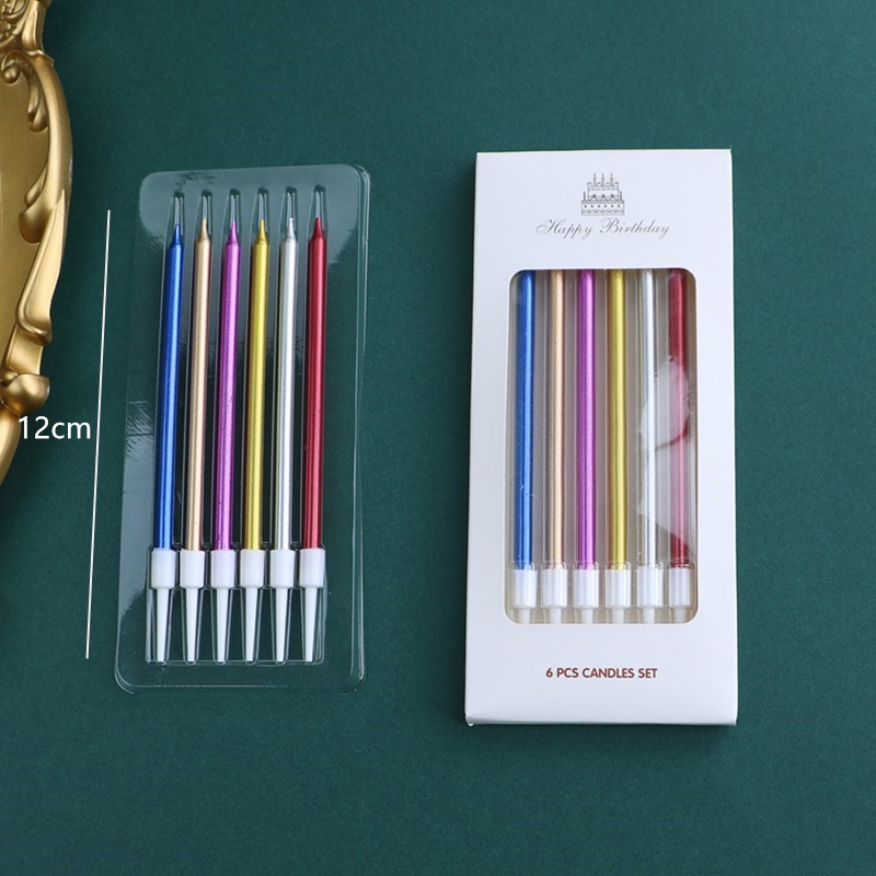 50 velas digitales de oro para el pastel de cumpleaños en caja independiente plata curva decoración de mesa de postres