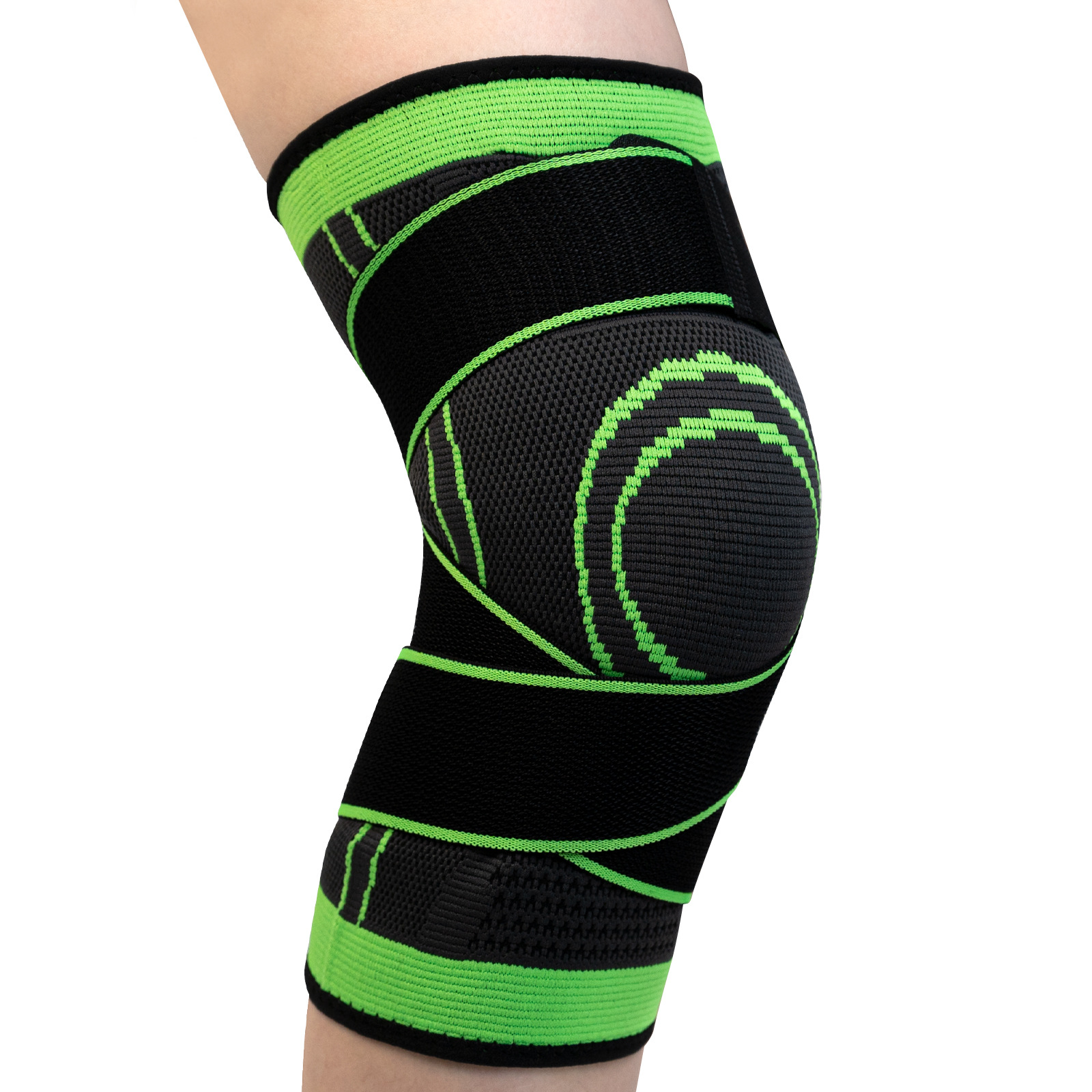 Rodillas de baloncesto para hombres y mujeres al aire libre correr rodillas de bicicleta caliente fitness antideslizante prensado rodillas al por mayor