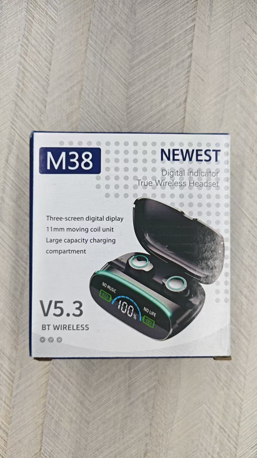 Comercio exterior transfronterizo M19 M10 M90 F9 - 5C M28 auriculares Bluetooth TWS auriculares inalámbricos deportivos de pantalla digital táctil